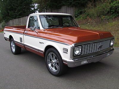 1972 chevrolet c-20 pick-up 53k original miles, beautiful restoration show truck