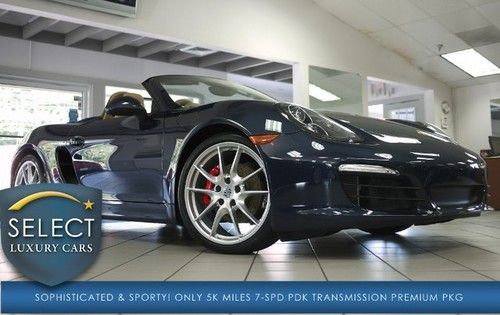 Msrp $79k boxster s pdk premium inotainment pkg nav 20 whls only bose 5k miles