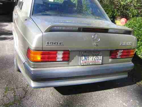 1986 Mercedes Benz 190E 2.3-16; Sixteen Valve 16 Cosworth Twin Cam 190S 190Sport, image 3