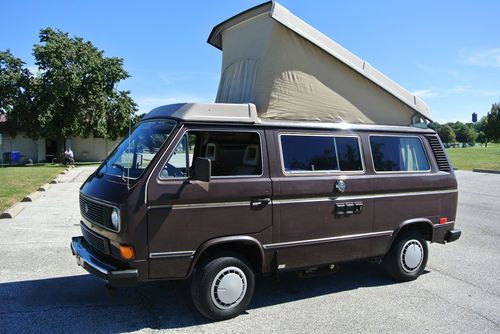 Volkswagen westfalia camper vanagon bus 1985