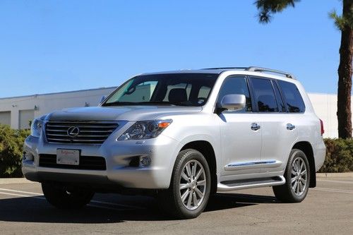 2011 lexus lx570 low miles socal one owner