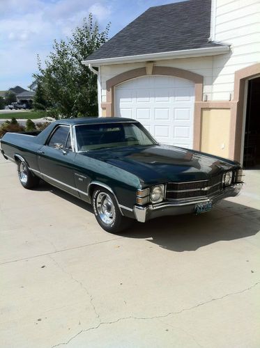 1971 chevrolet el camino custom standard cab pickup 2-door 5.7l