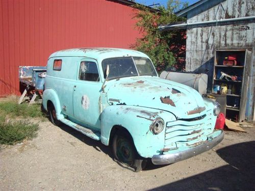 49,50,51,52,53,54,55 chevy panel delivery truck 3100