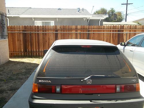 DX, HB, ORIG HONDA PARTS CLEAN INSIDE, LEATHER, STEREO, DOOR LOCK ALARM, GREY, US $2,900.00, image 5