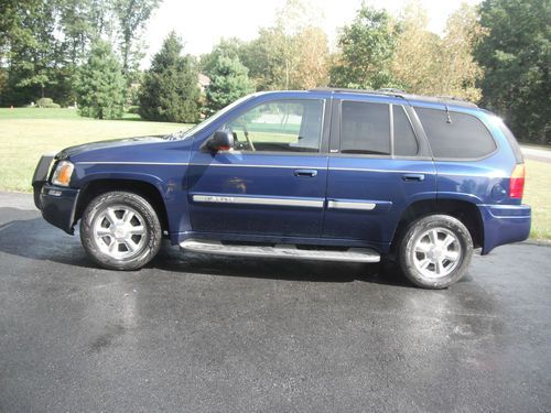2003 GMC Envoy SLT Indigo Blue 4x4 Leather sunroof Original Owner CD 4 door, US $4,700.00, image 2