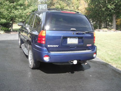 2003 GMC Envoy SLT Indigo Blue 4x4 Leather sunroof Original Owner CD 4 door, US $4,700.00, image 4