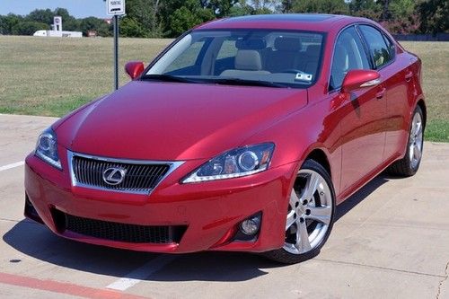 13 lexus is 250 leather sunroof power seats bluetooth