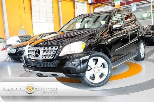 10 mercedes ml350 bluetec awd diesel 40k 1-own premium-1 nav rear-cam roof board