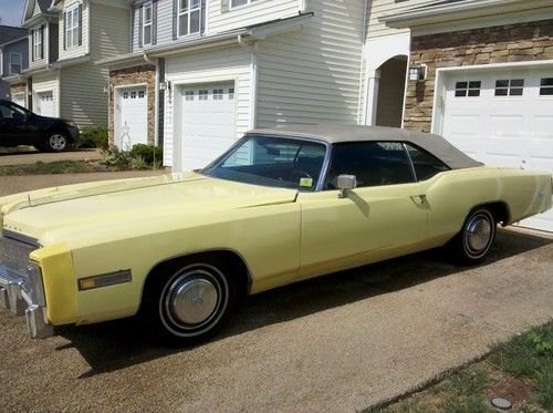 1975 cadillac eldorado base convertible 2-door 8.2l