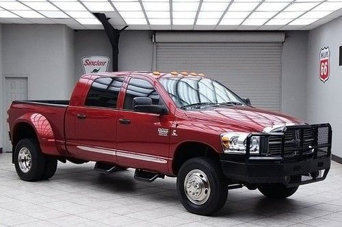 2007 3500 laramie 4x4 diesel dually mega heated leather buckets texas truck