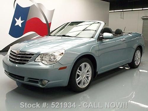 2009 chrysler sebring ltd hard top htd leather nav 18k texas direct auto