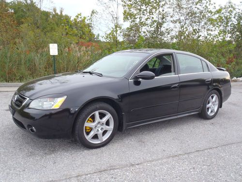 2002 nissan altima only 115k miles se black on black