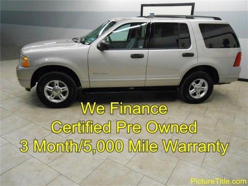 04 explorer xlt 4 door 3rd row 82k miles certified warranty finance texas