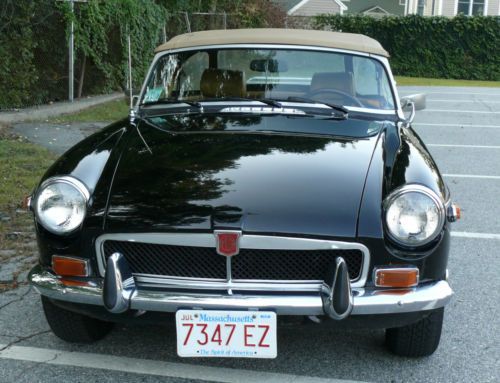 1973 MGB ROADSTER CONVERTIBLE CHROME BUMPERS GREAT DRIVER, image 2