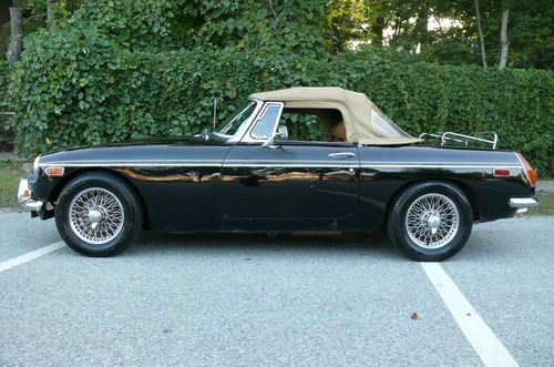 1973 MGB ROADSTER CONVERTIBLE CHROME BUMPERS GREAT DRIVER, image 7