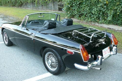1973 MGB ROADSTER CONVERTIBLE CHROME BUMPERS GREAT DRIVER, image 15