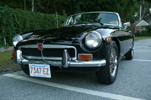 1973 MGB ROADSTER CONVERTIBLE CHROME BUMPERS GREAT DRIVER, image 17