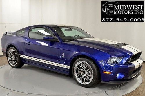 2013 ford mustang shelby gt500 svt performance pkg only 775 certified miles