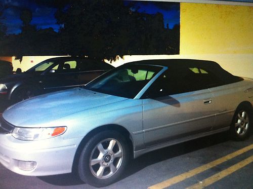 2000 toyota solara sle convertible 2-door 3.0l  $4900.00