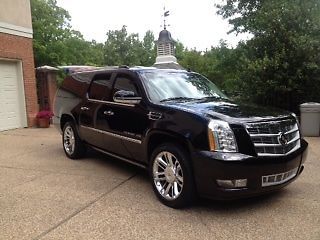 2010 cadillac escalade platinum edition esv black