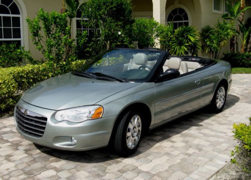 2005 chrysler sebring limited convertible