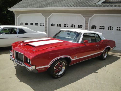 1972 olds 442 convertible (loaded) has it all hot-rod have paper work