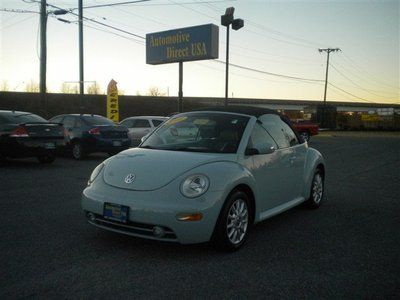 04 2 door convertible cd automatic blue warranty inspected - we finance