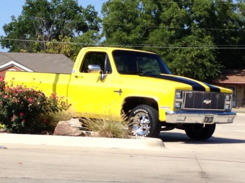 84 chevy c-10 short wide frame off restoration