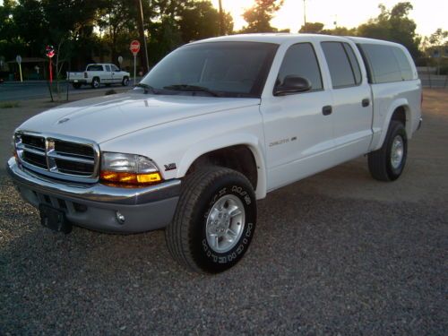 One owner 2000 dodge dakota slt crew cab pickup 4-door 4.7l, 4x4