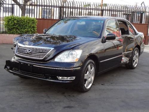 2005 lexus ls 430 sedan damaged rebuilder runs! priced to sell export welcome!