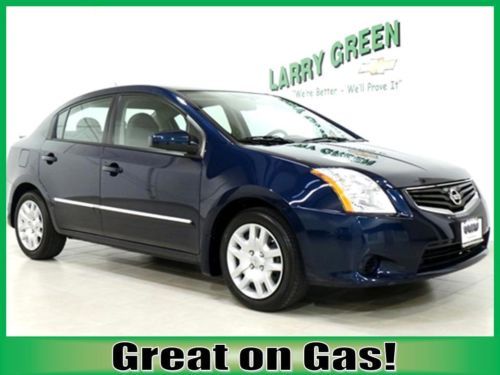 Blue sedan gas saver 2.0l fwd automatic cd mp3 player ipod a/c cruise control