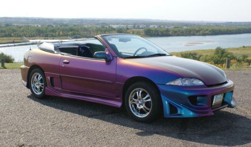 Custom chameleon cyan/purple1997 chevrolet cavalier ls convertible 2-door 2.4l