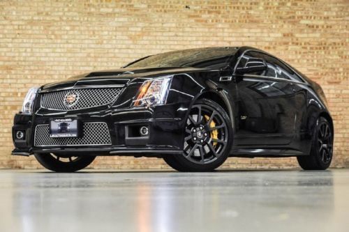 2011 cadillac cts-v coupe! 1ownr! navigation! recaro seats! black whls! clean!