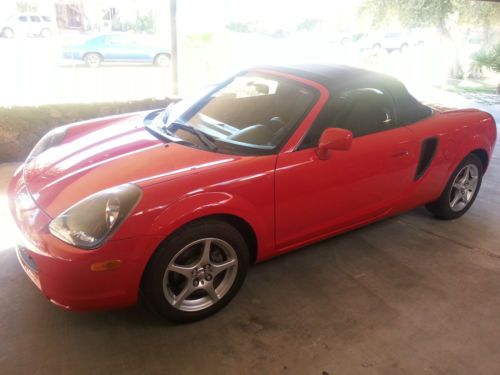 2000 toyota spider convertible low miles