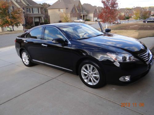 Black lexus es-350 mint condition 4 dr sedan navigation &amp; rear camera