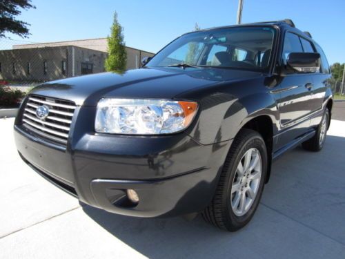 2008 subaru forester x premium wagon awd roof alloys clean loaded no reserve!!!