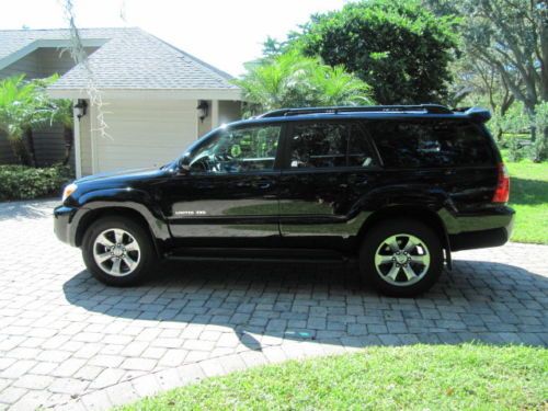 2009 toyota 4runner limited sport utility 4-door. nav, leather, towing package