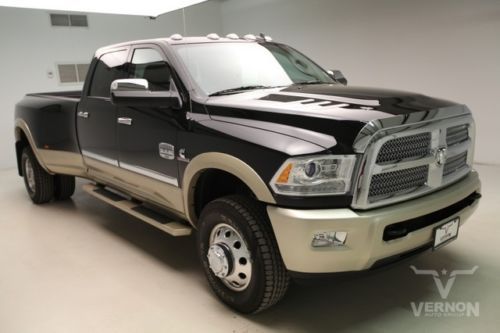 2014 drw laramie longhorn mega 4x4 navigation sunroof leather heated diesel