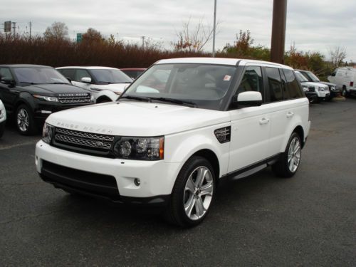 2012 land rover range rover sport hse sport utility 4-door 5.0l luxury interior