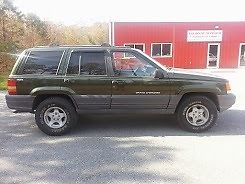 1997 green 4x4 jeep cherokee laredo sport utility 4-door 4.0l no reserve