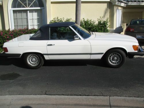 1981 mercedes benz 380sl convertible soft top