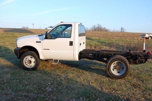 F450 cab chassis powerstroke diesel dually manual 6 sp low miles