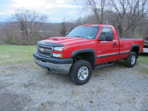 2005 chevrolet silverado 3500 4x4 ls standard cab pickup 2-door 8.1l