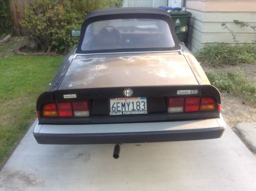 Salvage 1984 alfa romeo spider veloce great for parts