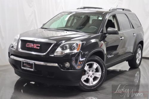 2008 gmc acadia sle1 awd, 3rd row, sat, roof rack, aux, park aid
