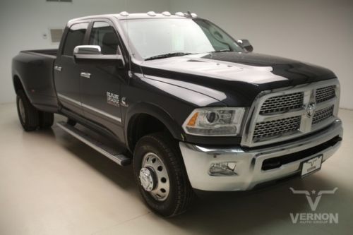 2013 drw laramie crew 4x4 navigation leather heated cummins diesel uconnect