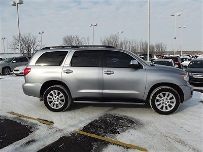 2010 toyota sequoia platinum 5.7l v8 silver