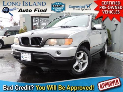 01 x5 leather luxury sunroof auto transmission awd 4wd suv cruise clean carfax!
