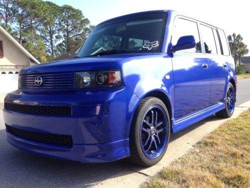 Great condition, custom metallic blue with matching wheels