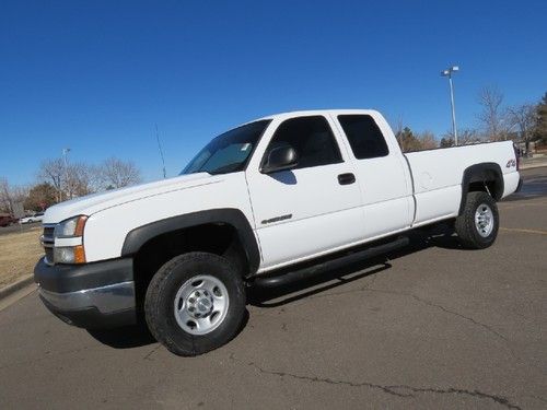 2006 chevrolet silverado 2500 extended cab long bed lt 4x4 6.0 v8 1 owner fleet